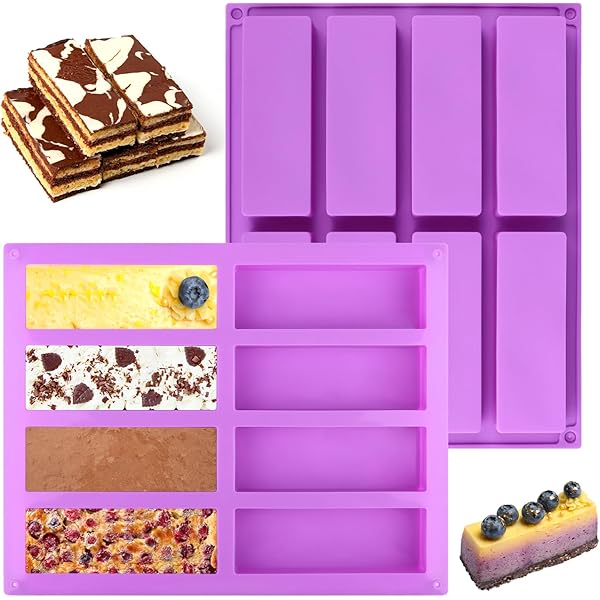 Stampo In Silicone Per Barrette Energetiche E Cioccolato - 2 Pezzi, Antiaderente, Per Forno E Freezer - Foto 4