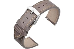 ANNEFIT Watch Straps 16mm 17mm 18mm 19mm 20mm 21mm 22mm - Classic Oil Wax Leather Quick Release Watch Band