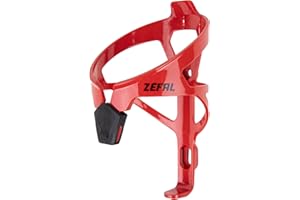 ZEFAL Pulse A2 - Porte Bidon Velo Léger - Porte Gourde Velo/VTT/Vélo de Route - Support Gourde Velo Résistant et Durable - 26 g - Rouge Feu - Fabriqué en France