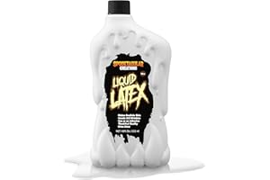 SPOOKTACULAR CREATIONS Halloween 532ml Latex Liquide pour Costume d'Halloween, Zombie, Vampire et Monstre Maquillage et Habillage