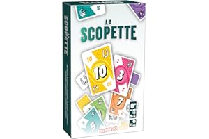 Bakakou LA SCOPETTE - Jeu de Société - Jeux de Carte Rapide et Stratégique - Variante Italienne de la Scopa - Jeu Tactique 2 à 6 Joueurs - 15 Min - pour Toute La Famille - Idée Cadeau Original