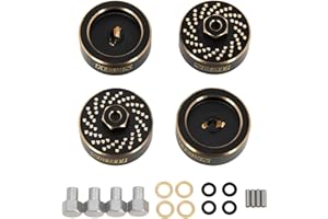 MEUS RACING Brass Wheel Hex Adaptor Counterweight Front Rear Wheel Weights Hubs Upgrade Parts 21g/PC（+4.5MM） for TRX-4M TRX4M Bronco Defender 1/18 RC Crawler Car V2