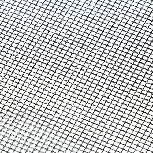 Yahee 5m Fliegengitter Gewebe Insektenschutzgitter Insektenschutzgewebe für Fenster und Türen aus Fiberglas, Schwarz (S_500*100cm) - 4