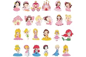 XONGSYUE 5D Niños Diamond Stickers Kits,24 Pintura de Diamantes Niños, Princesa Diamantes Mosaicos Dibujo Stickers para Niñas, DIY Diamond Art, Pintura de Diamantes Arte para Niños y Adultos Principiantes