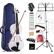 Violon 1/4 Pour Débutants Adultes Et Enfants - Avec étui Rigide Et Archet - Érable Et Tilleul - Parfait Pour L'apprentissage