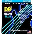 DR Strings NEON Hi-Def Blue Coated Medium (11-50) Electric Guitar Strings