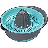 Chef Aid Manual Citrus Juicer, Traditional Design Fruit and Critrus Press with Storage Cups and Straining Filter for Collecti