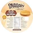 Snaqary All In 1 Whole Wheat Flour Khakhra Roasted Plain Khakhra, Pack of 2, Healthy Indian Snacks, Crispy and Crunchy Delicious snacks