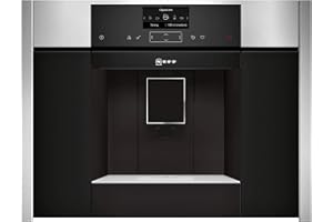 Neff CKS1561N Einbau-Kaffeemaschine aus Edelstahl, SensoFlow System