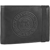 Men's Leather Wallet - Men's Leather Wallet with Inner Purse and T
