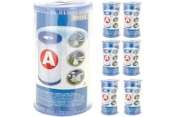 Intex - 6 cartouches de filtration 'A'