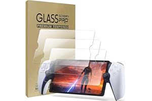 CHIKIXSON 3 Stück Displayschutz Panzerfolie für Playstation Portal, HD glas Schutzfolie, Frei von Kratzern, 9H Härte, Ultrabeständig Schutzglas für PS Portal