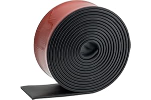 OUKMAO Self Adhesive Neoprene Rubber Strips Neopre with Adhesive Backing Solid Rubber Rolls for DIY Gaskets, Crafts, Pads, Flooring Protection, Supports, Leveling (50mm(W) x3mm(T) x3m(L))