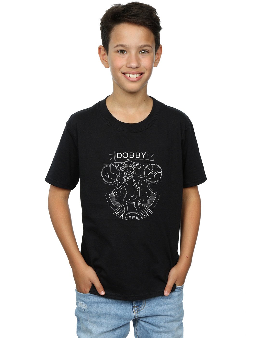 Harry-Potter-Jungen-Dobby-Seal-T-Shirt