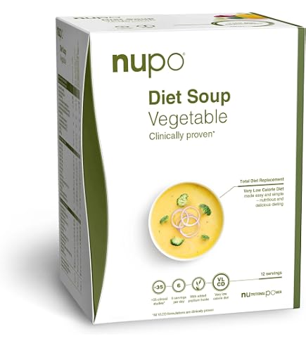 NUPO Diet Soup Légumes – Régime premium de remplacement de repas pour la gestion du poids I Repas cliniquement prouvés pour un contrôle efficace du poids I 12 Portions I RSans OGM NUPO Diet Soup Légumes – Régime premium de remplacement de repas pour la gestion du poids I Repas cliniquement prouvés pour un contrôle efficace du poids I 12 Portions I RSans OGM