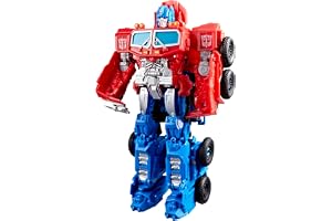 Transformers Smash Changers Optimus Prime-actionfigur, omvandlas från robotleksak till lastbilsleksak, för barn från 6 år
