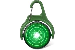 FETCH 50 Rechargeable Adventure Light | Water Resistant Bright LED Clip-On Flashing Light for Dog Walking, Running and Outdoor Activities