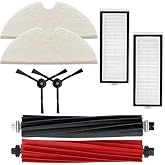 Q5 Max+Plus-Q5 Pro/Q5 Pro+Plus/Q8 Max/Q8 Max+Plus Brush Compatible with Roborock, Hepa Filter, High Quality Fiber Mop Mat Yed