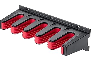 KADAX Support mural pour outils, barres de pinces de différentes tailles, étagère à vis avec crochets, porte-pinces, support de serrage pour tournevis, clés polygonales (30 cm)