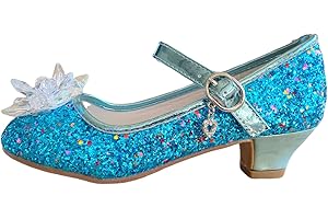 La Señorita ELSA - Scarpe da principessa, con fiocchi di neve blu