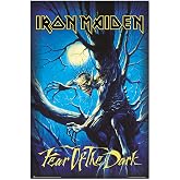 Grupo Erik Iron Maiden Fear Of The Dark Poster - 35.8 x 24.2 in&ccedil; - Shipped Roll-up - Havalı Poster - Sanat Posteri - Poster v