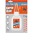 LA TIM'S Super Glue, 15 Gram, Clear, Dries in Just 10 Seconds, Instant Bond Strong Adhesive for Plastic, Wood, DIY & Crafts