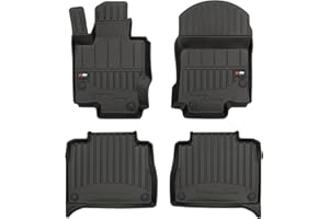 M MOTOS Tapis de sol caoutchouc pour Mercedes GLE W167 depuis 2019 Améliorez Votre Confort de Voyage avec Le tapis noir antidérapant Auto 3D- tapis voiture Tous Temps pour Voiture, Protection Contre l