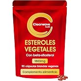 Plant Sterols 1800mg | 90 Vegan Capsules | Beta-Sitosterol | Contributes to the maintenance of normal cholesterol levels, wit