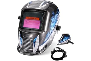 Electrical Welding Helmet Mask, SUNJULY Solar Powered Automatic Welding Helmet Welding Mask with Auto Darkening Filter, Auto Darkening for Mig Tig Arc