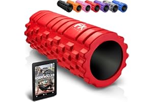 FX FFEXS Foam Roller - Rodillo de Espuma para Terapia de Masaje – Para Masajes Muscular Fitness Pilates Yoga - La Mejor Herramienta para Deportivo - Tejido Profundo Liberación Miofascial y Alivio de Dolores