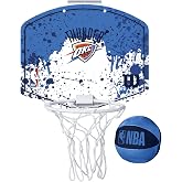 Wilson Unisex Adult NBA Team Mini Hoop Basketball