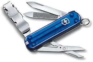 Victorinox, Nail Clip 580, Couteau de Poche Suisse, Multifonction, Léger, 8 Fonctions, Petite lame, Lime à ongles, Cure-ongles