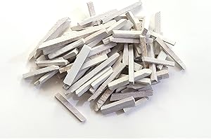 MY BRAND Matite ardesia colore bianco gesso naturale 5-9 mm spessore (250 grammi)