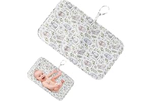 EUYKQNOI waschbare wickelunterlage,Tragbare Wickelunterlage, Wickelunterlage für Unterwegs,Baby Wickel-Decke Unterlage für Säuglinge und Kleinkinder,wickelunterlage waschbar, wickelunterlage unterwegs