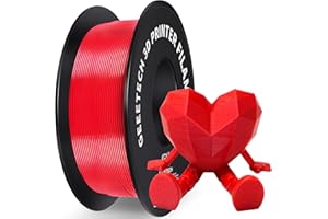 ‎GEEETECH GEEETECH Filament PLA 1.75mm, 3D Drucker PLA Filament 1kg Spool, Pla Rot