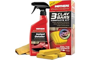 Mother's Mothers 07240 Sistema di Barrette di Argilla Clay Bar, California Gold