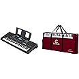 YAMAHA Psr-E473,61 Keys Keyboard & Adaptor With Padded Bag, Multicolour