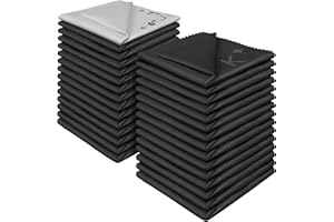 [ 30 Pack ] Kleantoday Lens Cleaning Cloth, Premium Microfiber, Ultra-Soft Cleaning Cloth for Glasses, iPhone Eyeglasses Camera Lens, Screens Wipes & More