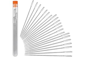 NAMNER 21 Pcs Sewing Needles Kit, 3 Sizes Big Eye Needles, Hand Sewing Needles Kit for Knitting Sewing