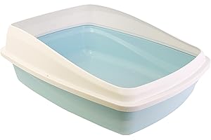 Catit Katzentoilette mit Rand, 43 x 57 x 19cm, blau/grau