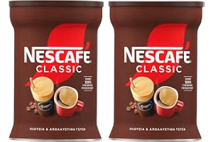 Nescafe Klassisk frappe 2x 200 g, snabbkaffe, iskaffe, grekiskt kaffe, Frappé Greece (400 g)