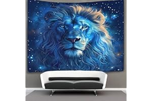 kaiyun Leone- Arazzo Da Parete Con Costellazione,decorazione Da Parete Per Appartamento,casa,soggiorno,dormitorio 130cmx150cm