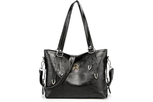 AINUOEY Donna Borse a Mano Borsa a Spalla Elegante Grandi Firmate Marca Tracolla Antifurto PU pelle 76608 1 pz
