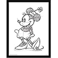 Pyramid International Minnie Mouse (Sketched - Single) 30cm x 40cm Framed, Collectors Print, One Size, Colour