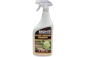 BRONTE HERITAGE COLLECTION Bronte Plant Disease Defence Spray 1L - Boosts Natural Plant Immunity. Pesticide-Free, Safe for Kids, Pets & Bees. Fights Mildew, Rust, Leaf Spot. For All Plants. 100% Recycled Bottle