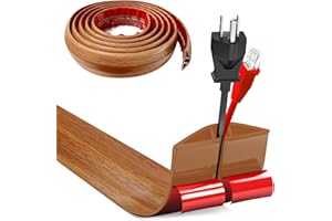 BUERPINKING Puente para cables, suelo flexible, pequeño, canal para cables, suelo autoadhesivo, 1 m x 5 cm de ancho, cubiertas de suelo, protección de cables, bandeja para cables para todos los cables de
