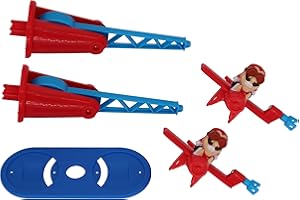 Drunken Louie Doppeldecker für Looping Louie Spielarm mit 2 Flugzeugen Tuning Edition 2020 (Adapterplatte + 2X Flieger, Blau)