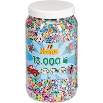 Zhufas Lot De 15 Plaques à Repasser Pour Perles – 15 Formes Animales, Cartes Colorées Incluses – Activité Créative Enfant – Cadeau Anniversaire Noël