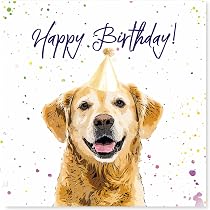 Tazza Golden Retriever 'Lavoro Duro Per Il Mio Cane' - 330ml Regalo Per Amanti Cani