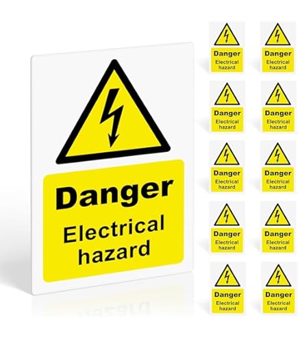 DY-NISTIC Danger 440 Volts Sign Board (For Use Electrical Panel Box) Emergency Sign Price In - Foto 7